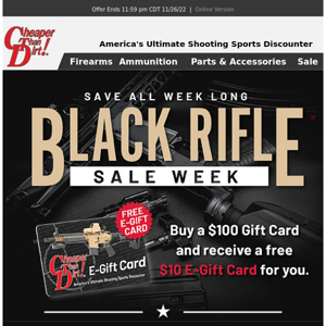 Black Rifle Week Deals Are Still Available but Almost Gone!