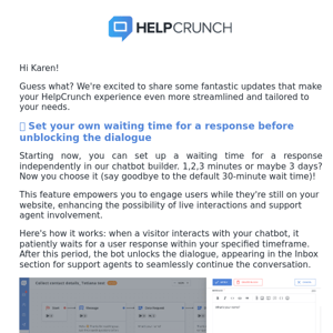 🚀 New features unveiled: elevate your customer support with HelpCrunch!