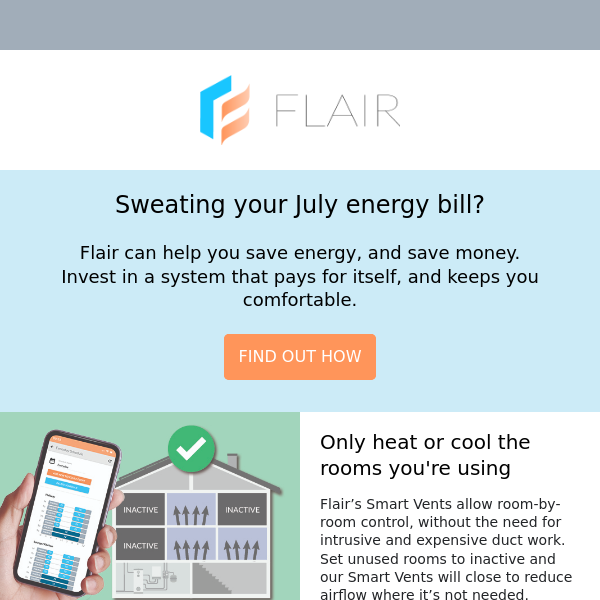 Sweating your July energy bill?