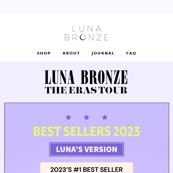 2023 Tan Bestsellers (Luna's Version)