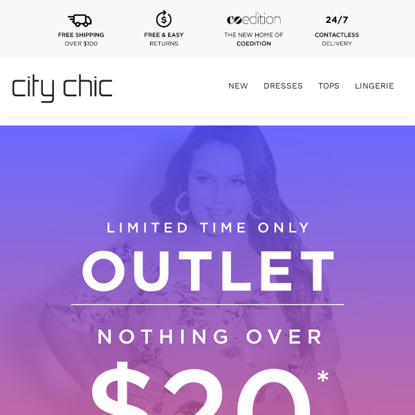 Go Fourth & Shop With Outlet: Nothing Over $20*