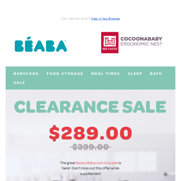 This #clearancesale is for you, our chef-mums! 🧑‍🍳