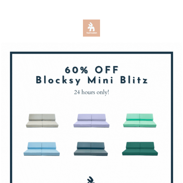 24 Hours Only! 60% Off Select Colors of Blocksy Mini!