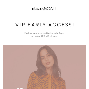 VIP EARLY ACCESS TO ALICE FRENZY!