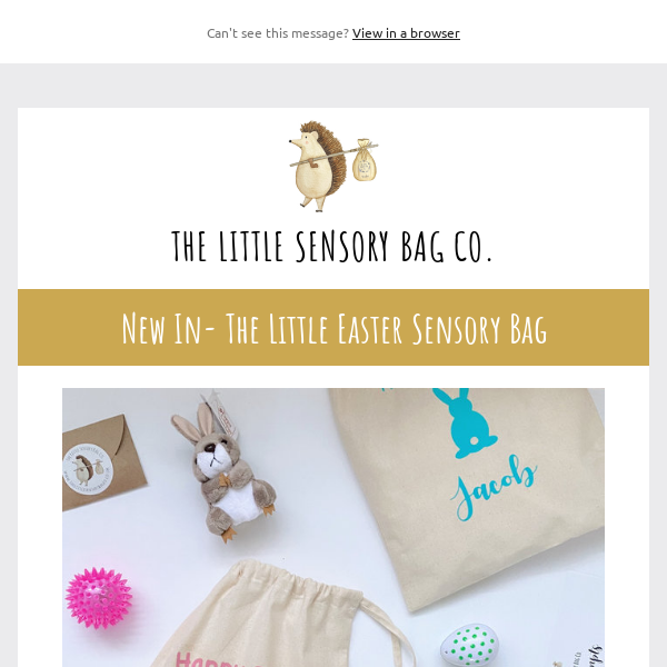 Little Easter Bags & Back in Stock Items!