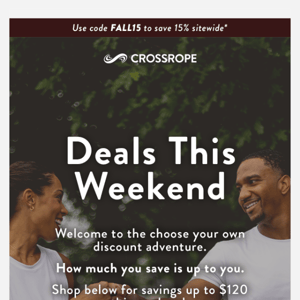🎉 Choose Your Own Discount Adventure with Crossrope