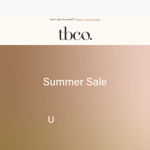 ☀️ Summer Sale | Shop up to 50% off