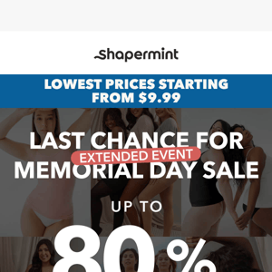 Is this the best Memorial Day coupon yet? 😮