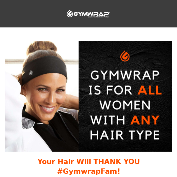 Gymwrap = The ORIGINAL Sweatband 🙌