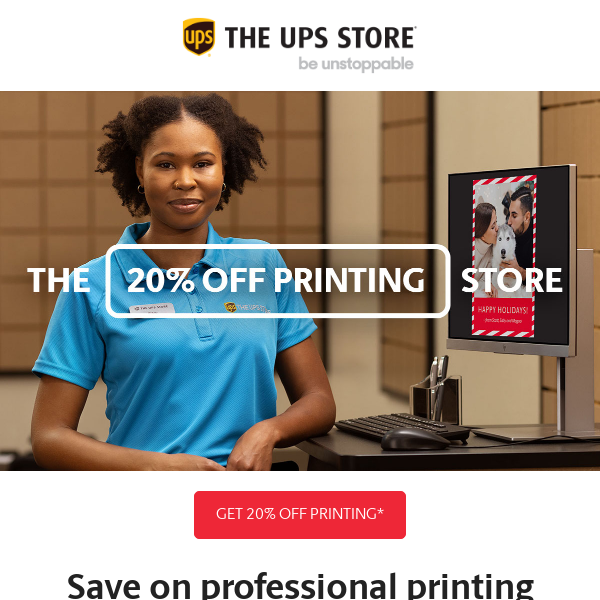 Your Cyber Monday 20% Off Printing Deal is Here