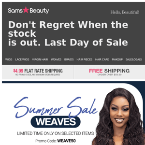 💥💥💥Leaving Soon Weekend Sale & 50% OFF On Weaves Sale