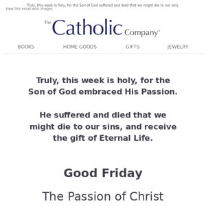 Your Good Friday Devotion