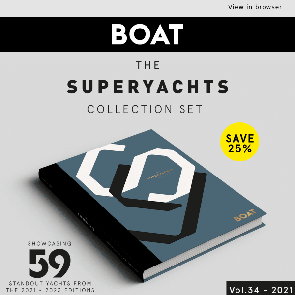 Announcing THE SUPERYACHTS Collection set