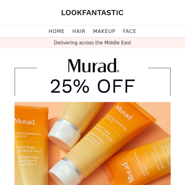 Murad: 25% Off 🧡