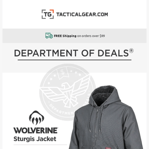 DOD:💥 $49.99 Wolverine Sturgis Jacket 💥