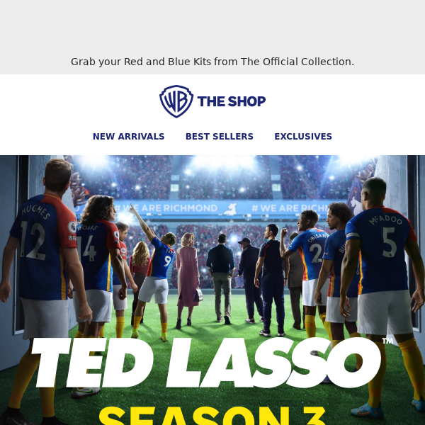 GOOOAL! Support Ted Lasso And The Greyhounds With Season 3 Styles!