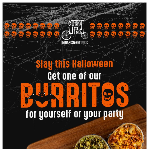 How are Burritos not the perfect Halloween Food?