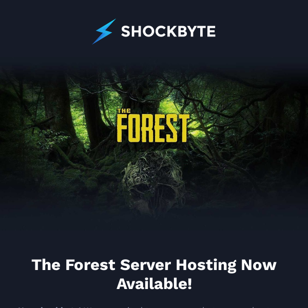 The Forest Server Hosting Now Available! 🌲