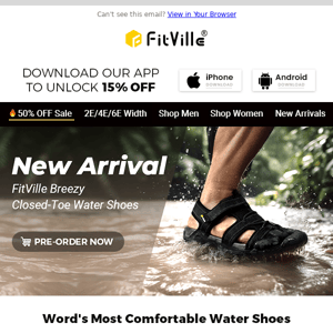 Just Arrived! Introducing the new water shoes