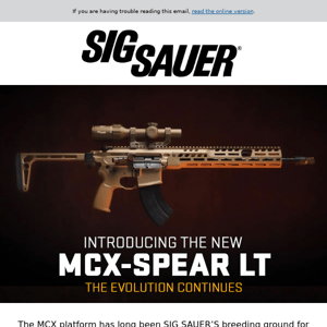 Introducing the New MCX-SPEAR LT