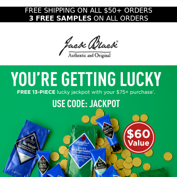 Don't miss this FREE lucky jackpot!