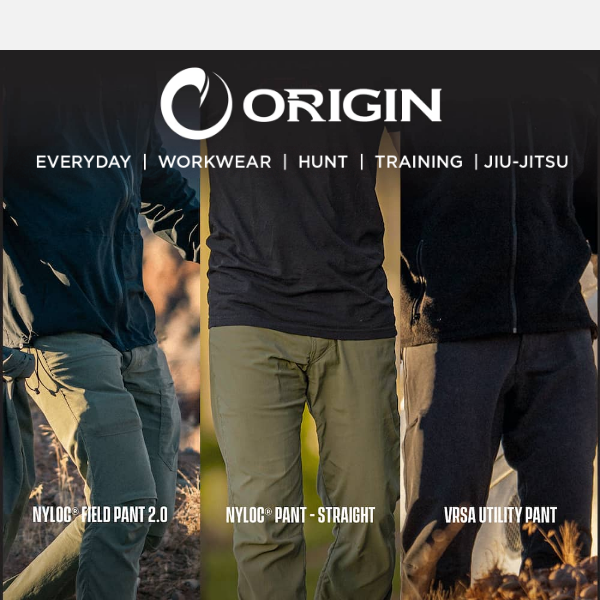 100% AMERICAN-MADE PANTS FOR EVERYDAY ADVENTURE