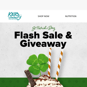 Get ready for a St. Patrick’s Day flash sale