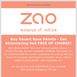 Desert Rose Palette Limited Offer