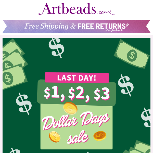 LAST DAY 🚨 $1, $2, $3 Dollar Deals are Disappearing! 