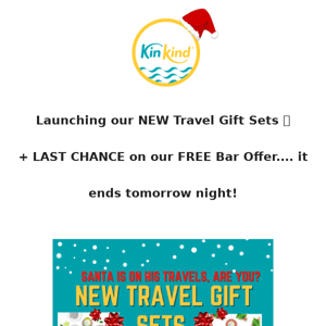 Introducing 9 NEW Travel Gift Sets 🎁