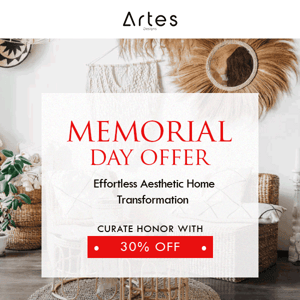 Memorial Day Savings Await...