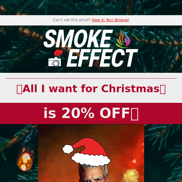 🎶All I Want For Christmas🎶 is 20% OFF Smoke Bombs🎄