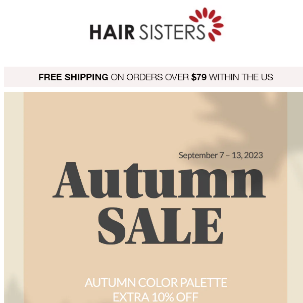 Autumn Sale Starts Now! Fall Color Palette EXTRA 10% Off