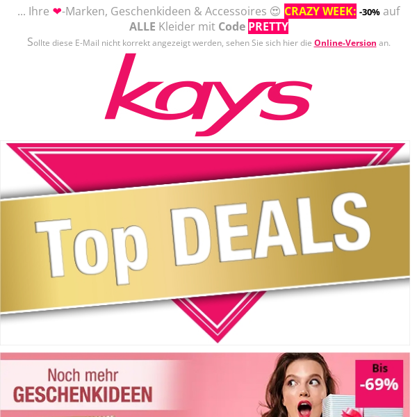 TOP DEALS = bis zu -77% auf ...