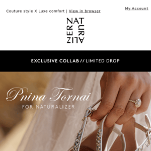 First look // Exquisite bridal shoes from Pnina Tornai