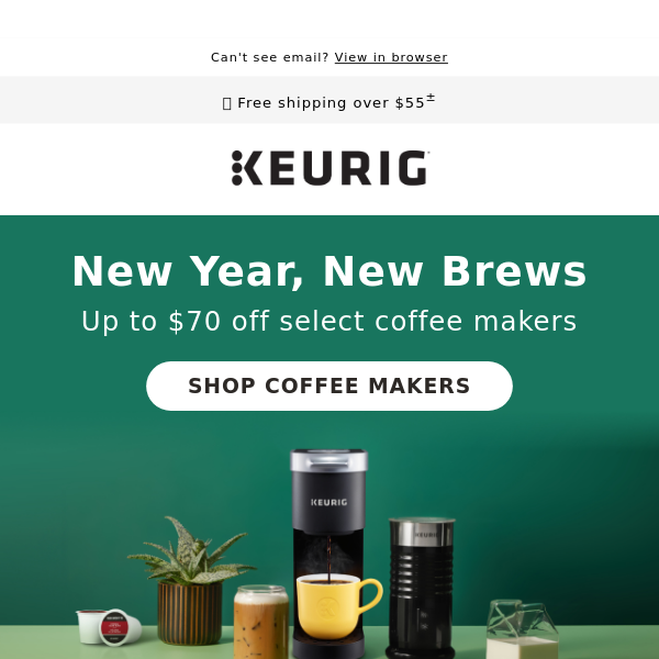 🏷️ Up to $70 off select coffee makers