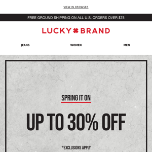 You're Getting Up To 30% Off