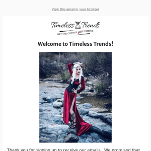 Welcome to Timeless Trends !