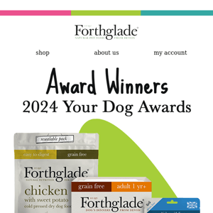 We're award winners! 🏆Your Dog Awards 2024