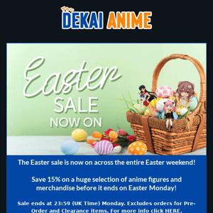 Easter Sale! Yu-Gi-Oh! Hell's Paradise! Shiba Inu!