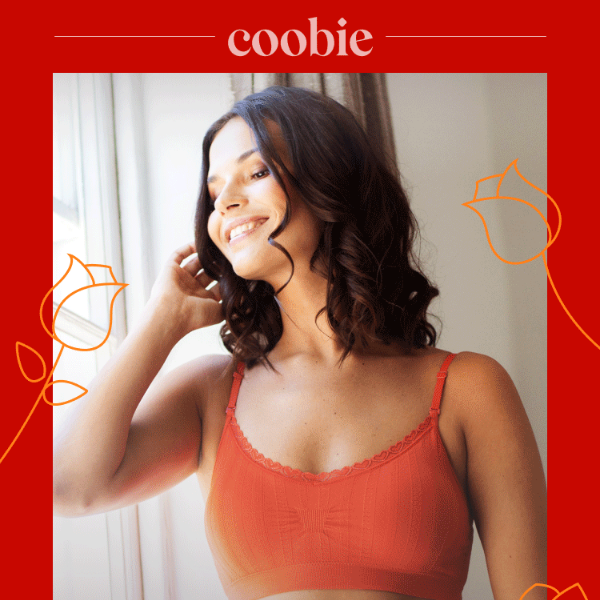 Coobie Comfortable Seamless Bra - Red