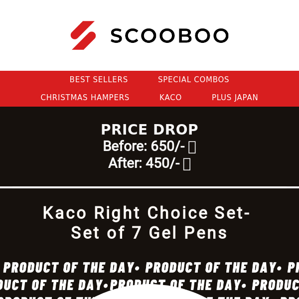 Kaco Right Choice Set- Set of 7 Gel Pens