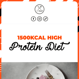 High Protein 1500 kcal diet is now available!