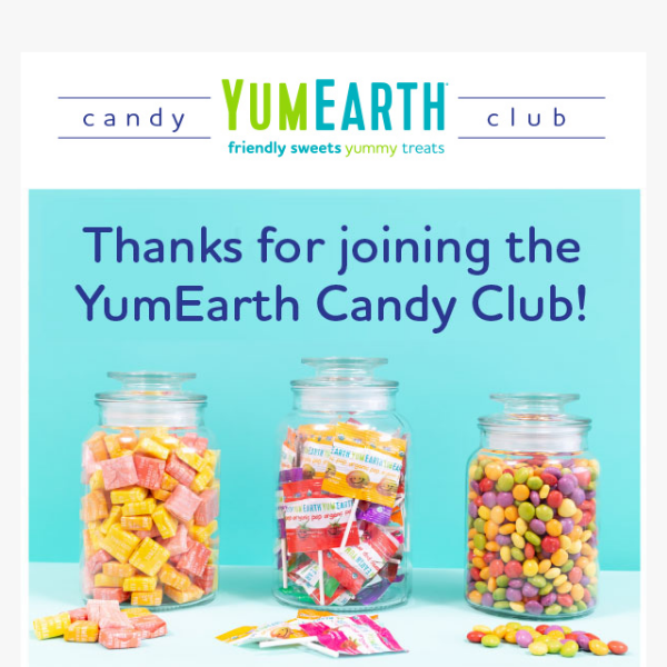 NEW! YumEarth Candy Club Loyalty Program!