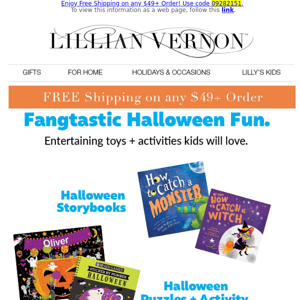 Free Shipping on Fangtastic Halloween Fun