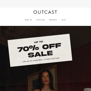 LIVE NOW: UP TO 70% OFF SALE 🖤