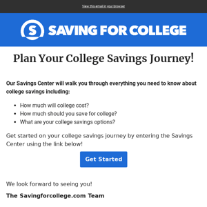 Plan Your College Savings Journey