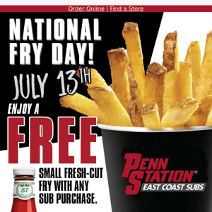 National Fryyyyyy Day! 🍟