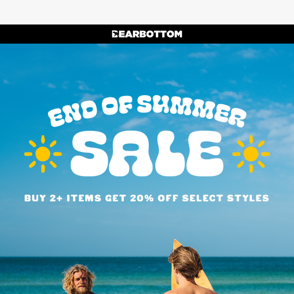 END OF SUMMER SALE