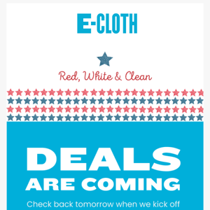 Red, White & Clean - Deals are Coming Soon 🎇